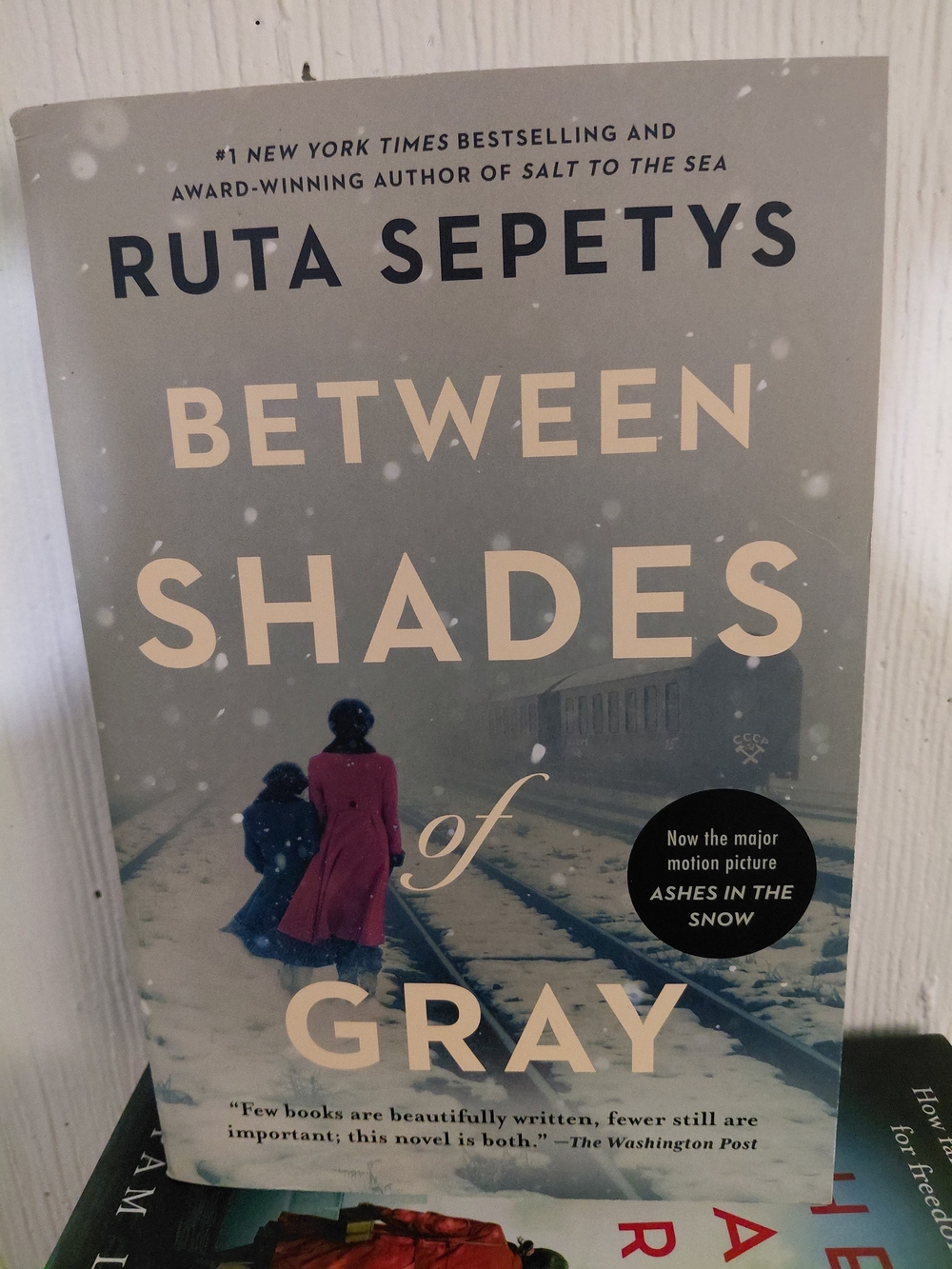 Between Shades of Gray by Ruta Sepetys - Gray Cover with Pink Accent